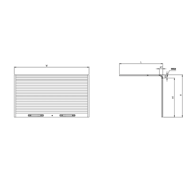Manual Roll-sursum Proprium vehiculum ea